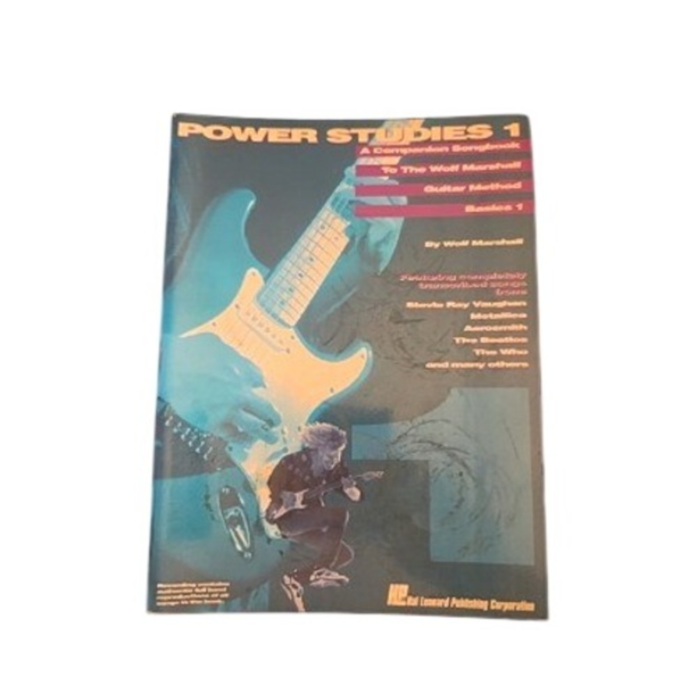 Wolf Marshall Power Studies 1 Guitar Method Songbook Hal Leonard 1994